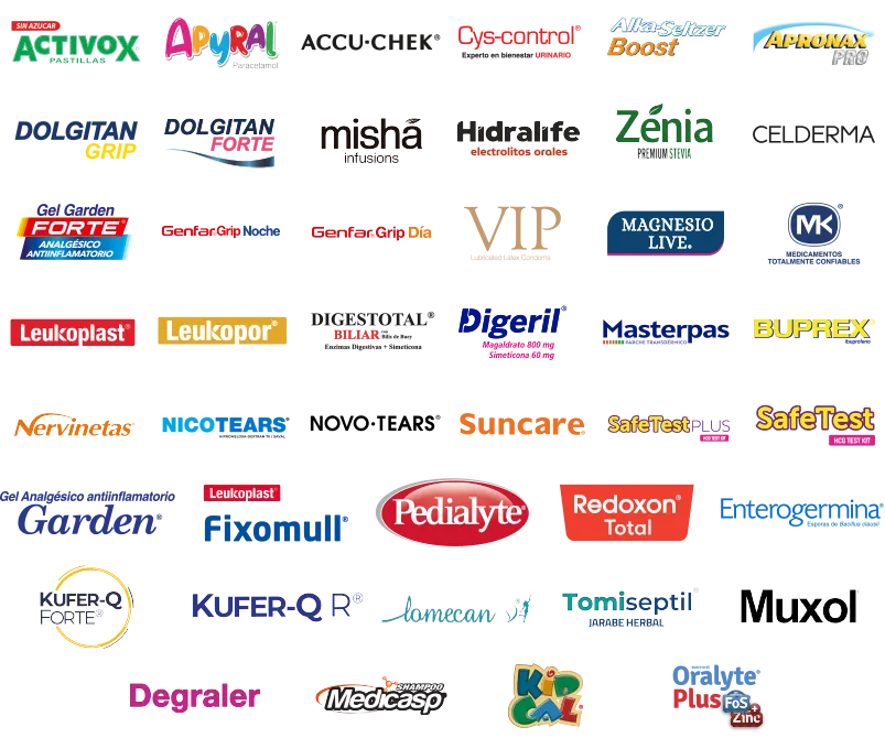Marcas seleccionadas participantes en la promoción